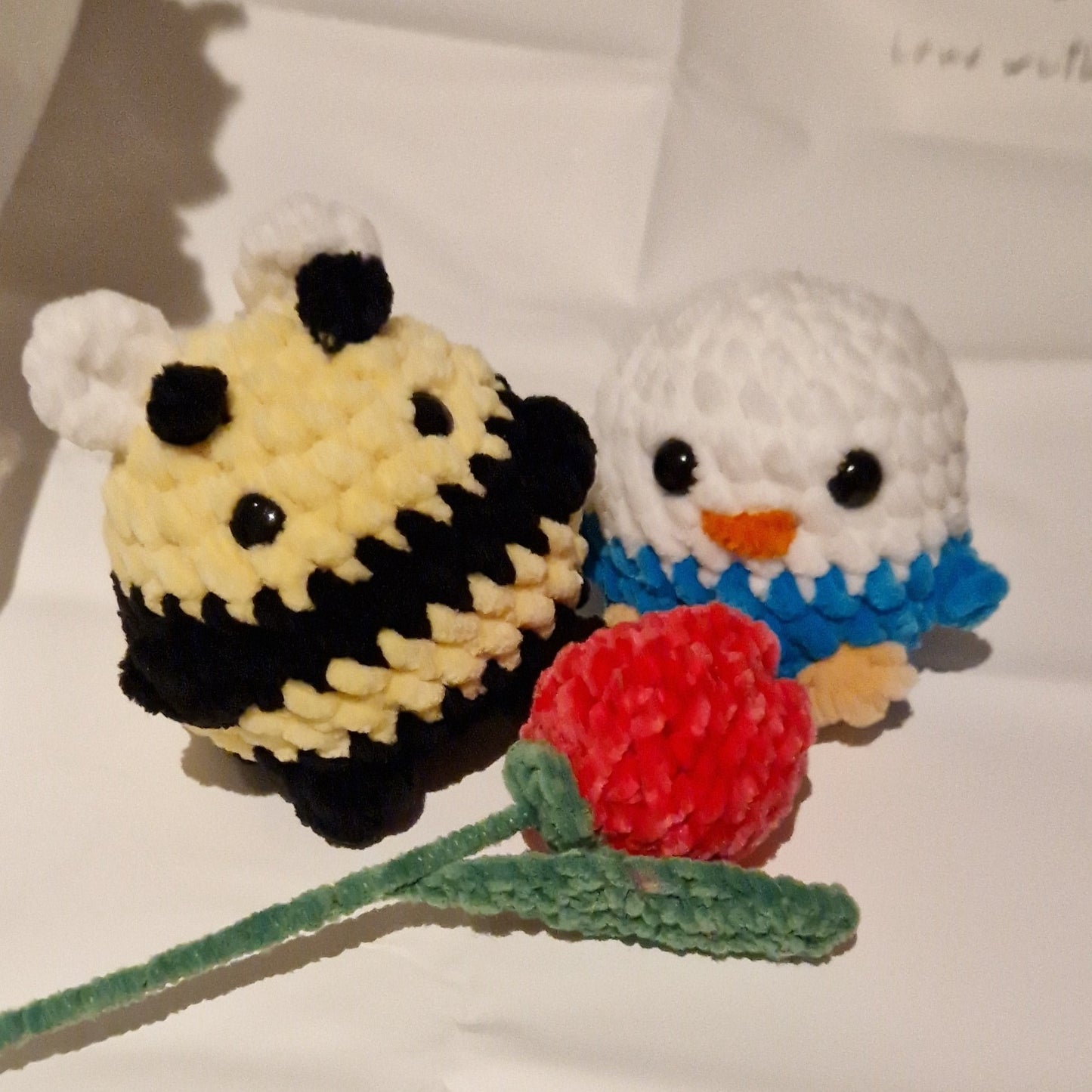Mini parrekeet plushie