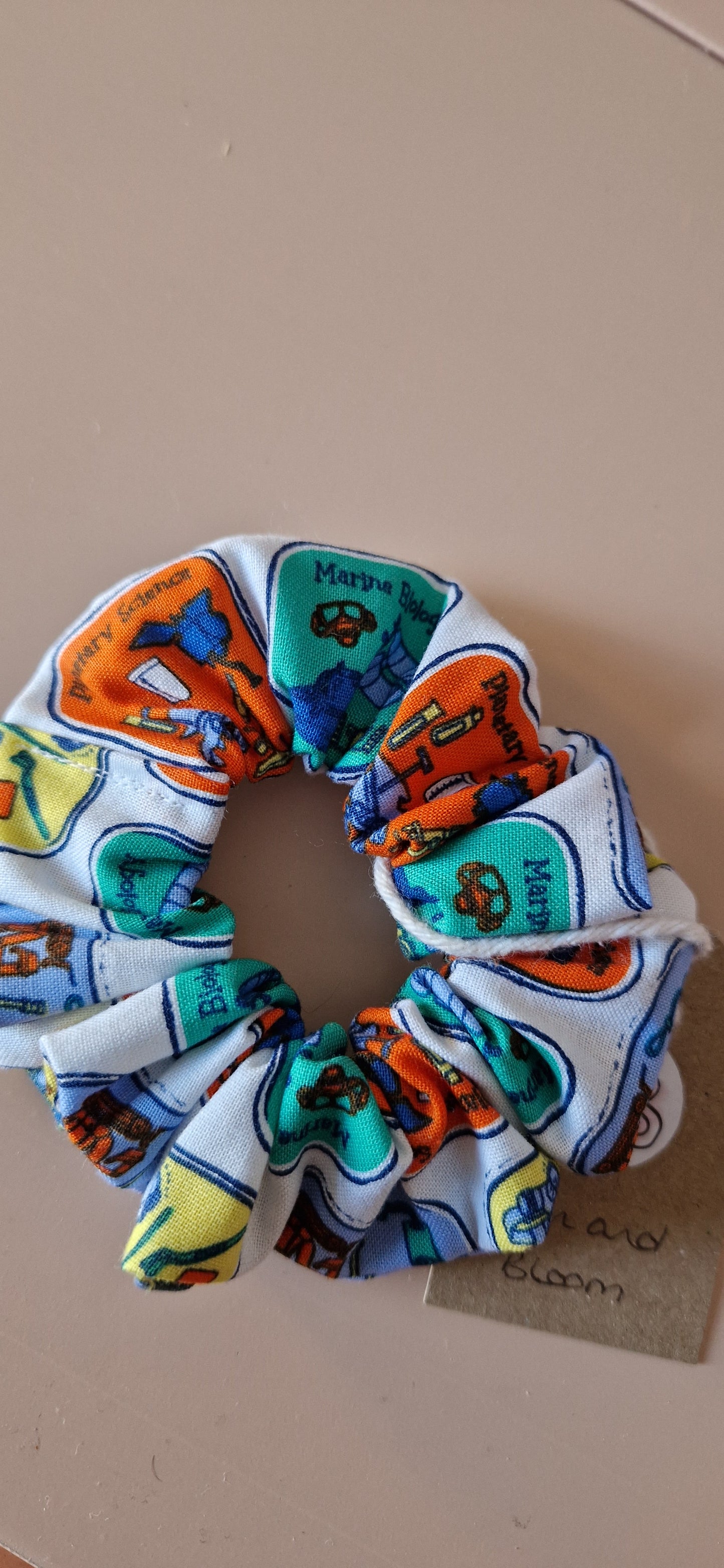 Science scrunchies by Bean and Bloom