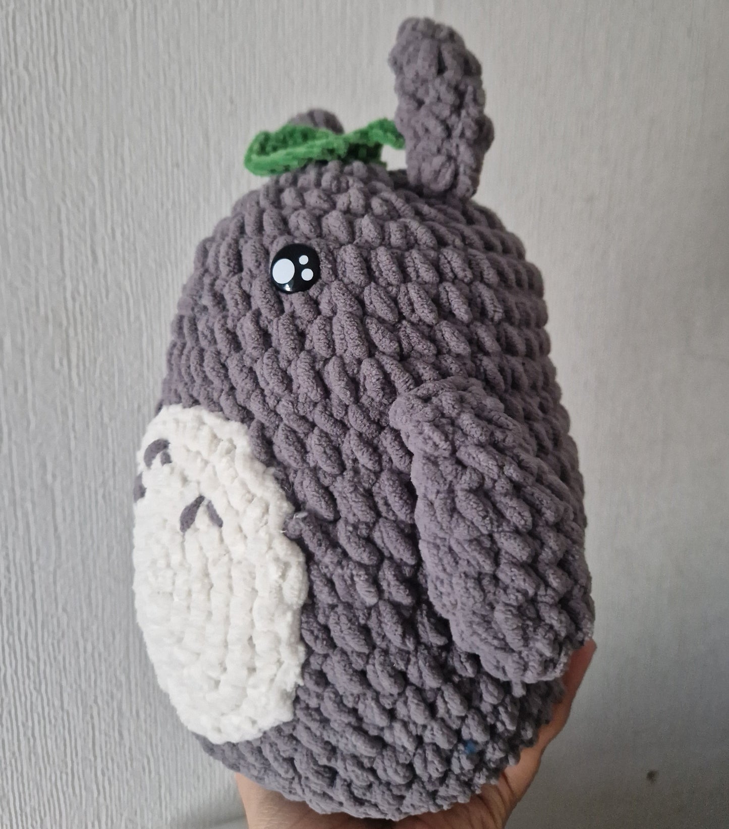 Totoro inspired Amigurumi Plushie