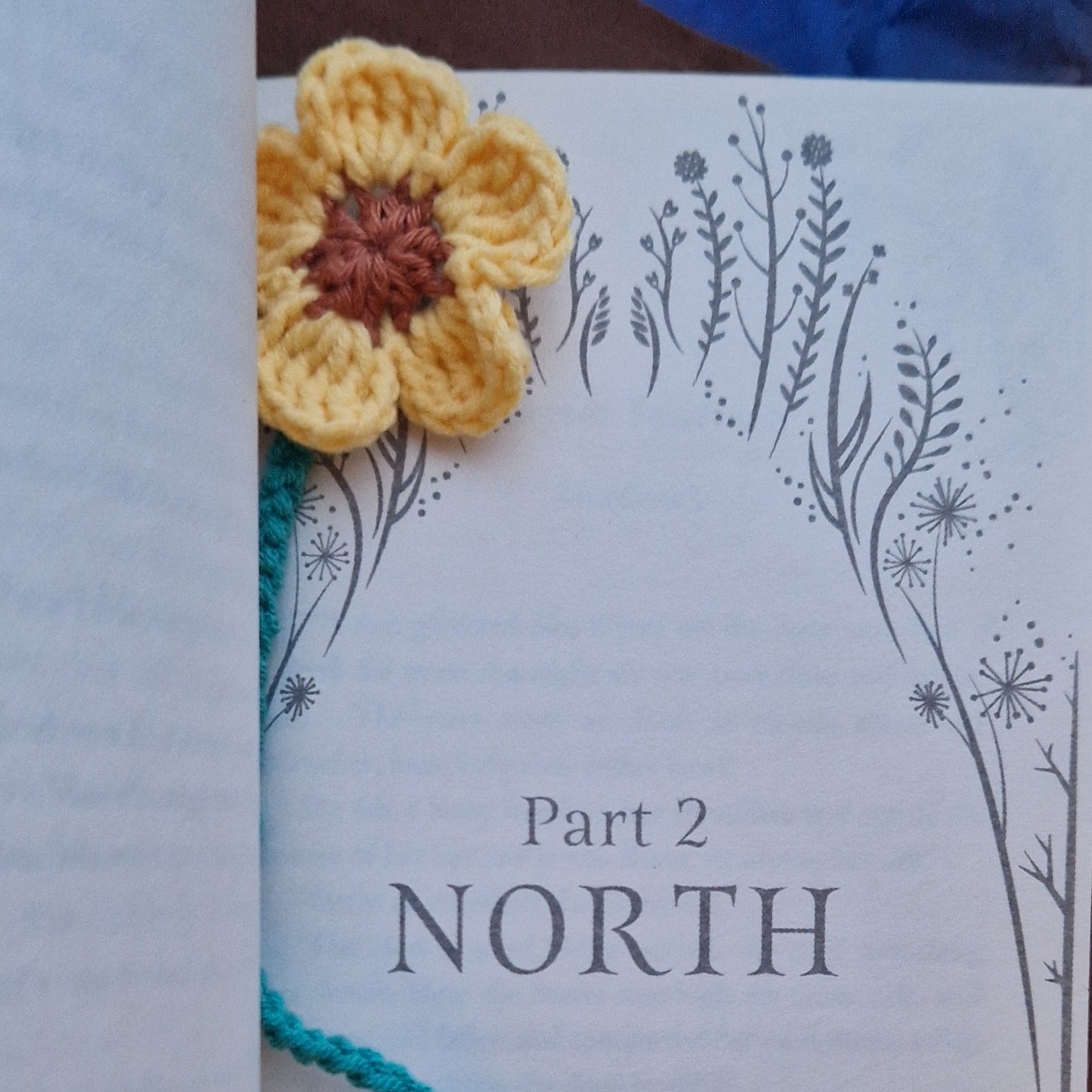 Crochet Flower Bookmarks