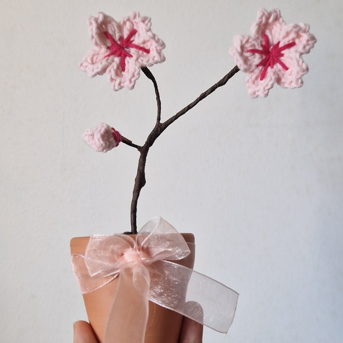 Potted cherry blossom